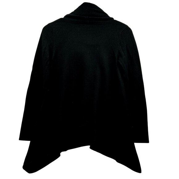 Women's Wool Cashmere Blend Black Cowl Neck Tunic Sweater Size SMALL - Picture 6 of 7